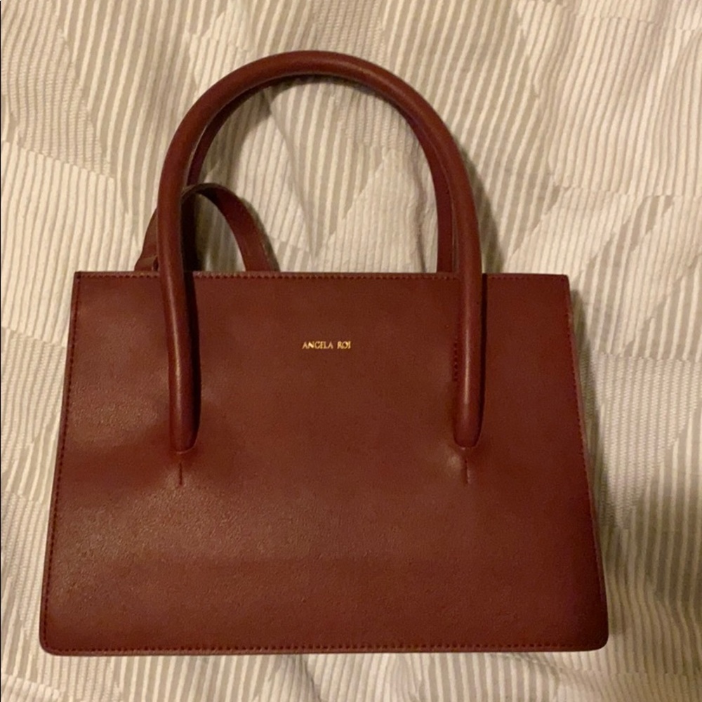 Angela Roi Maroon bag